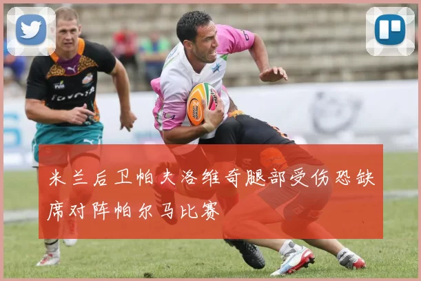 米兰后卫帕夫洛维奇腿部受伤恐缺席对阵帕尔马比赛